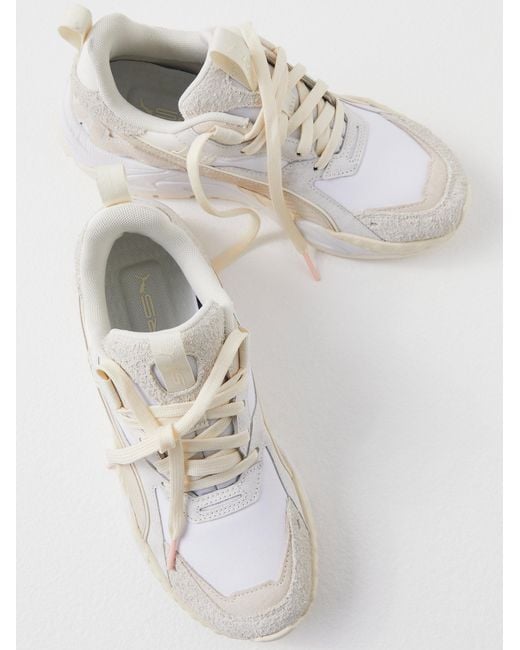 Free People Puma Rs-t Thrifted Sneakers in White | Lyst