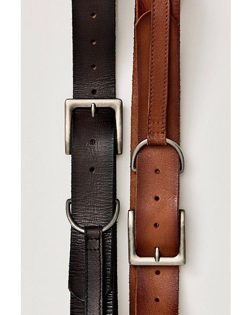 Free People Black Torre Leather Belt