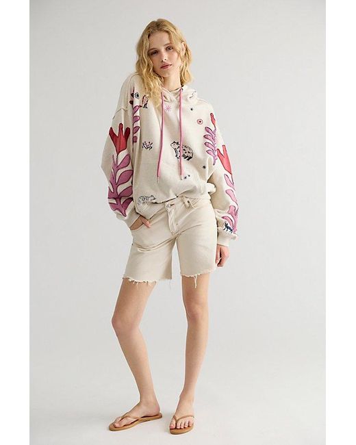 Free People Red For All Hoodie
