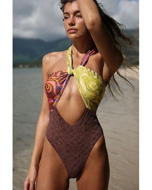 free-est Black Miley One-Piece Swimsuit