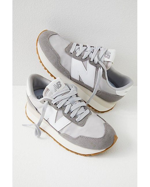 New Balance Gray 237 Sneakers