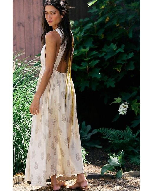Free People Natural Driftwood Maxi Dress