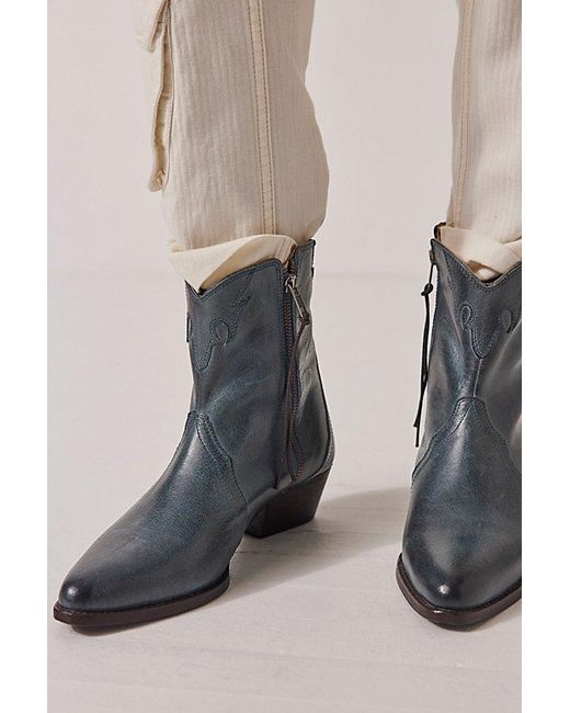 Free People Gray New Frontier Western Boot