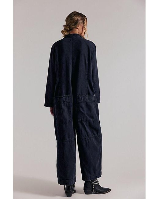 Free People Blue Margarita Jumpsuit