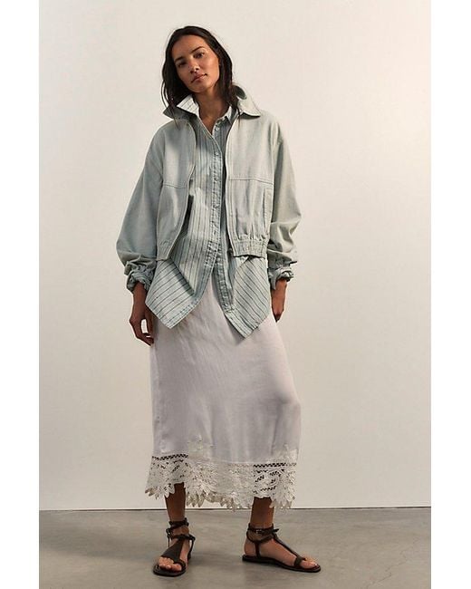 Free People Multicolor Sabine Striped Articulated Shirt