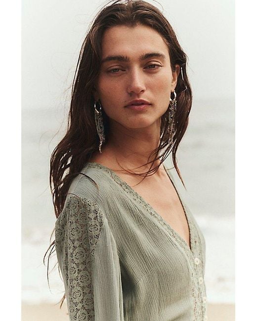 free-est Green Marine Skirt Set By