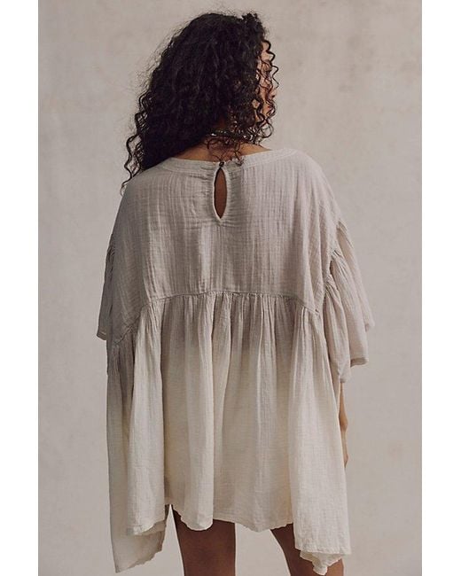 Free People Brown Waterfalls Top