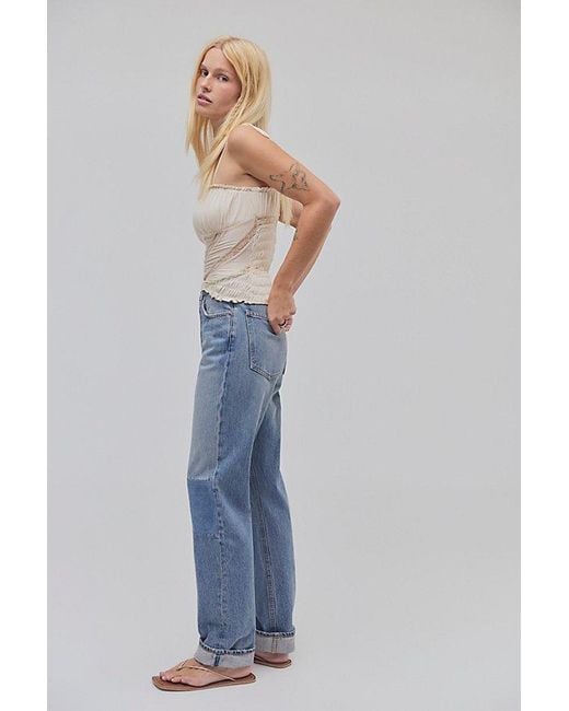 Agolde Blue 90S Long Jeans