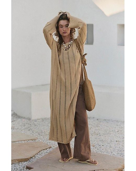 Free People Natural Echo Sweater Tunic