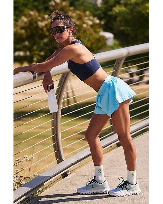 Fp Movement Blue Strong Start Run Shorts