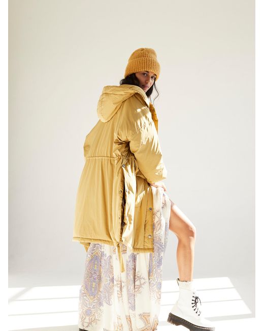 Free People East West Hooded Puffer in 