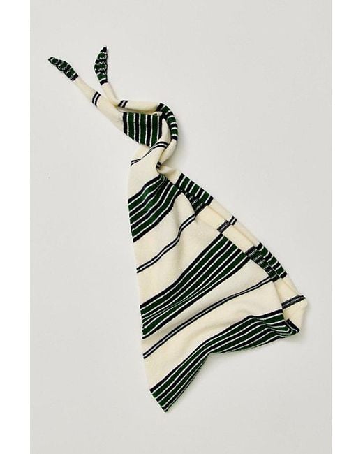 Free People Multicolor Rugby Triangle Scarf
