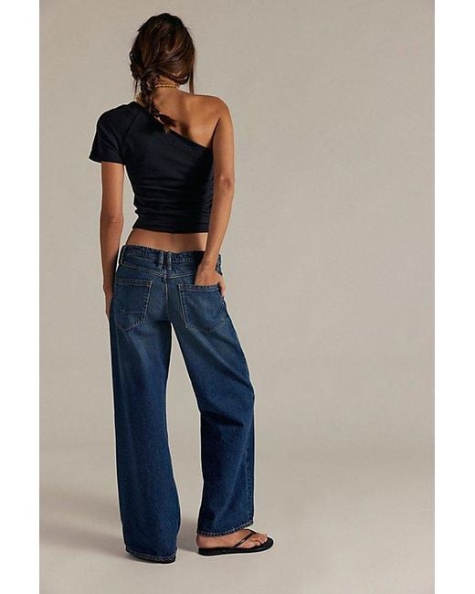 Free People Blue We The Free Tennessee Low-Rise Boyfriend Jeans