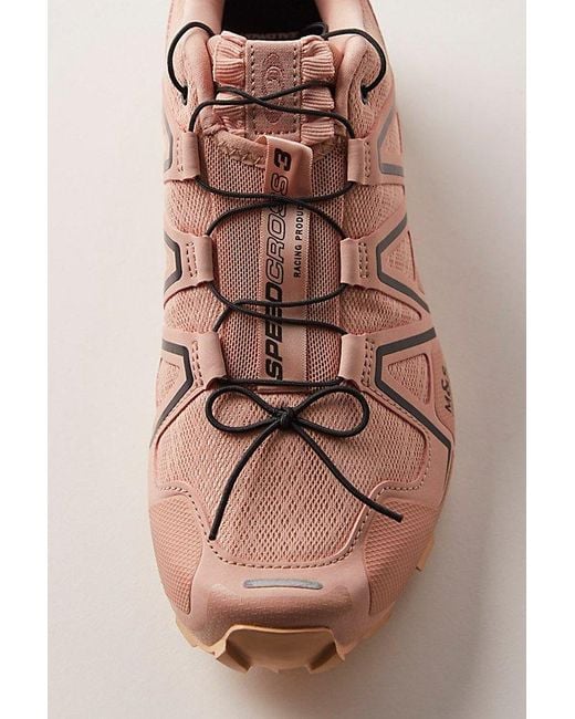 Salomon Brown Speedcross 3 Satin Sneakers