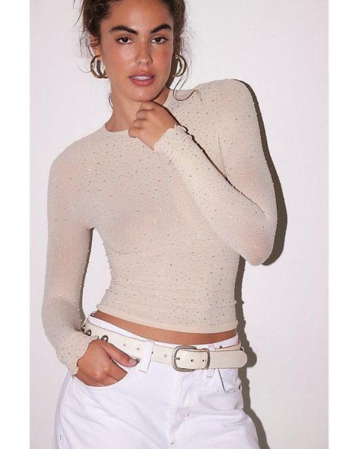 Free People Natural Night Sky Long Sleeve