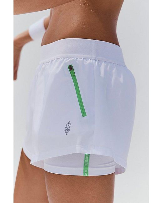 Fp Movement White Stinger Run Shorts