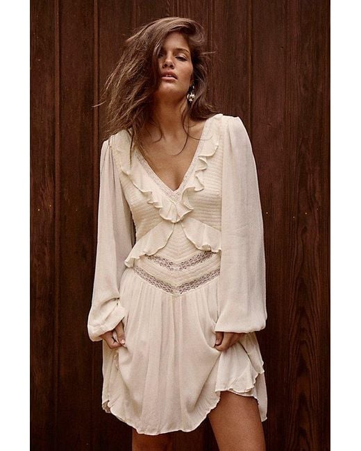 free-est Brown Marsai Mini Dress By