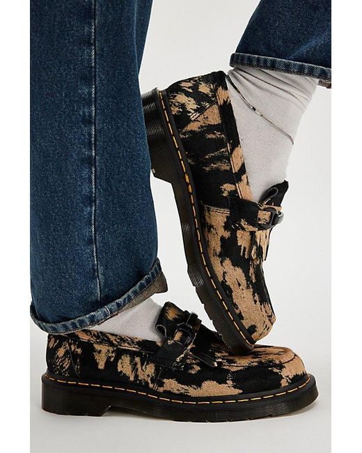 Dr. Martens Blue Adrian Suede Snaffle Loafers