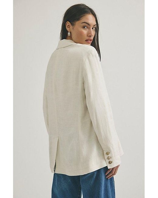 Free People Natural Gemmas Blazer Jacket