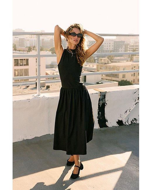 free-est Black Pepita Midi