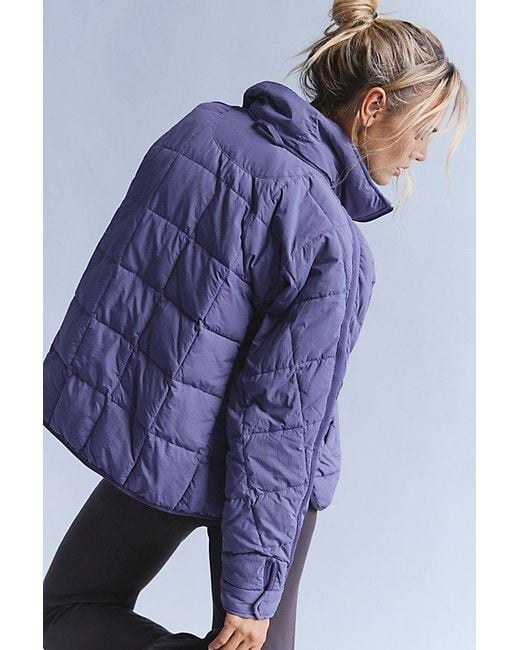 Fp Movement Blue Pippa Packable Puffer Jacket