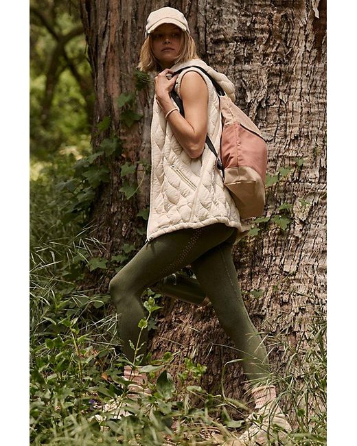Fp Movement Brown Dream Big Quilted Vest