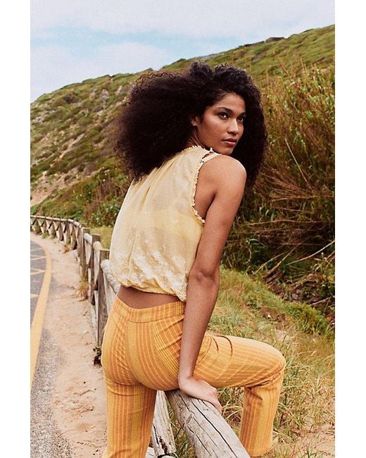 Free People Multicolor Penelope Striped Pant