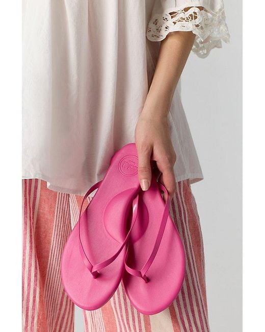 Solei Sea Pink Around Town Flip Flops By