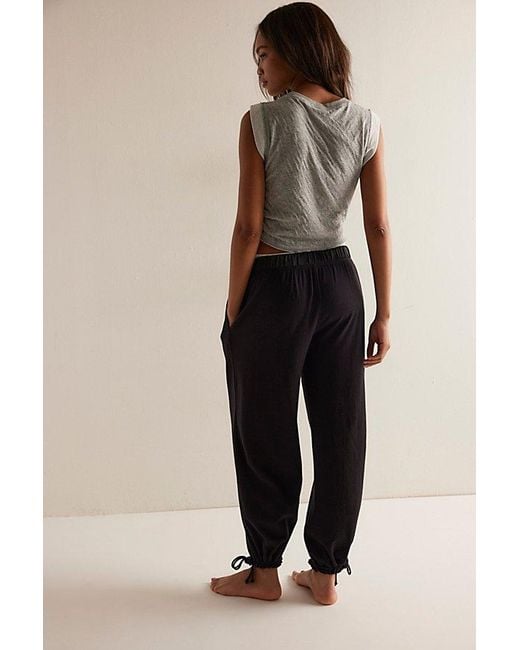 Free People Natural Don'T Look Back Lounge Pants By