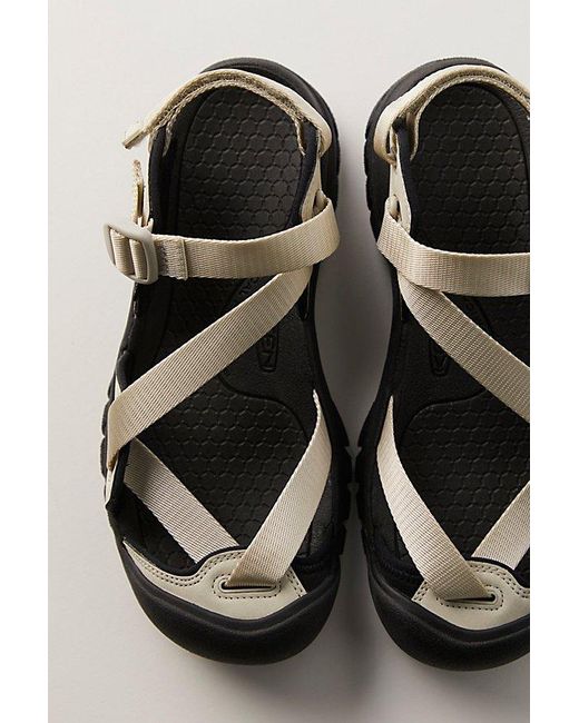 Keen Black Zerraport Ii Sandals