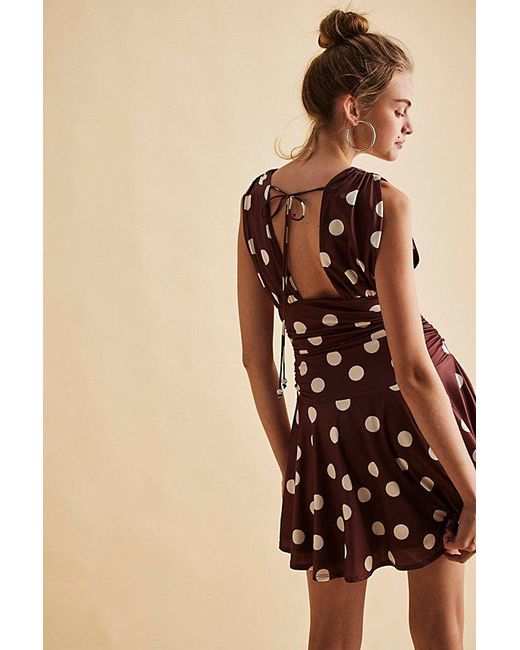 Free People Natural Annabelle Mini Dress
