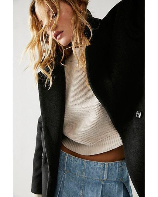 Free People Natural Easy Street Crop Pullover