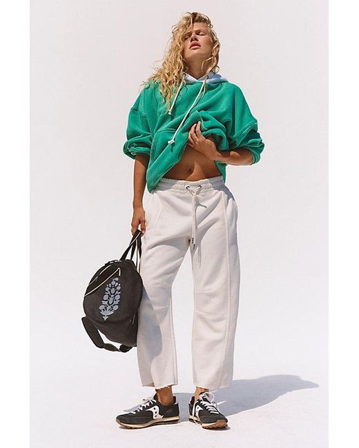 Fp Movement Green Sprint To The Finish Crop Pants