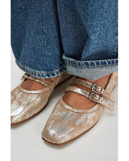 Free People Blue Gemini Ballet Flats