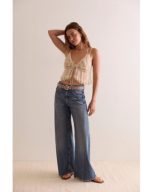 Intimately By Free People Brown Rosalita Ruffle Cami By