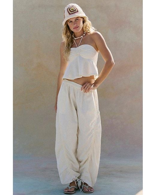 Free People Multicolor Lunasol Cotton-Linen Pant Set