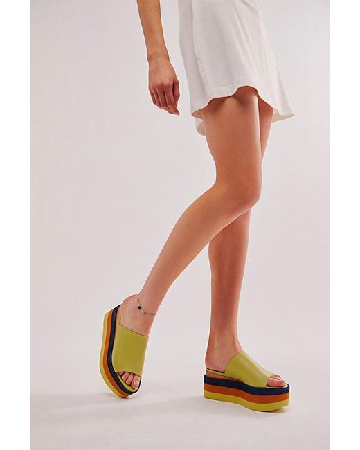 Paloma Barceló White High Standards Flatform Sandals