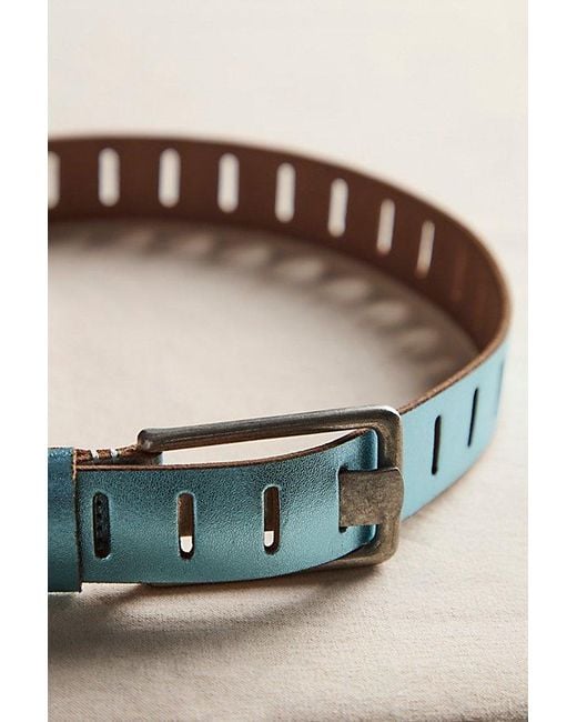 Free People Brown Metallic Jona Belt