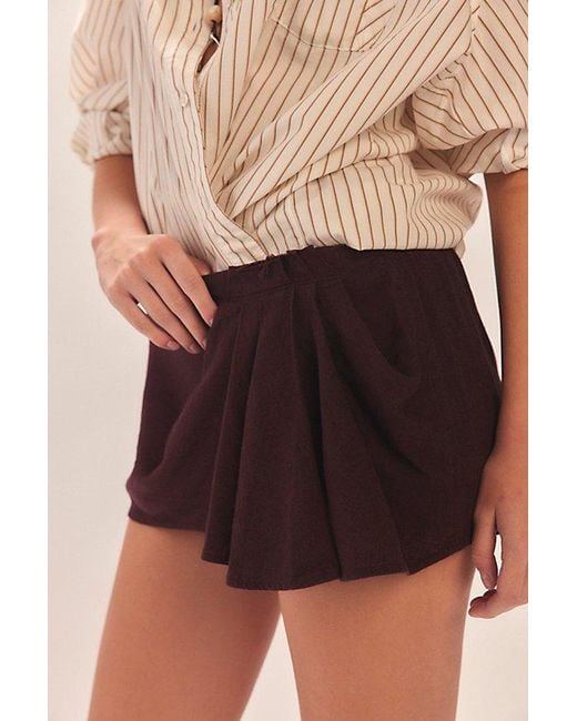 free-est Black Santana Sarong Skort