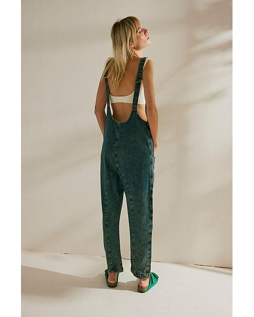 Free People Gray High Roller Jumpsuit