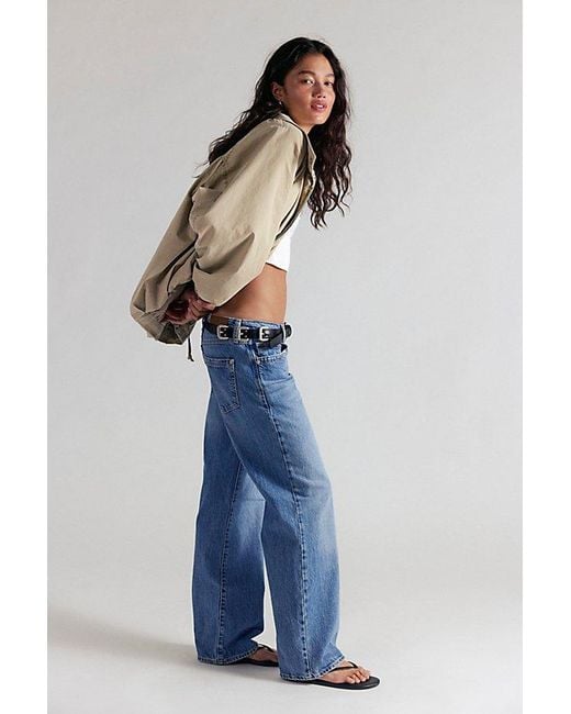 Free People Blue We The Free Tennessee Low-Rise Boyfriend Jeans