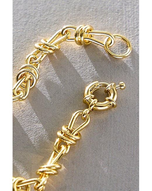 Daisy London Gray Plated Polly Knot Bracelet