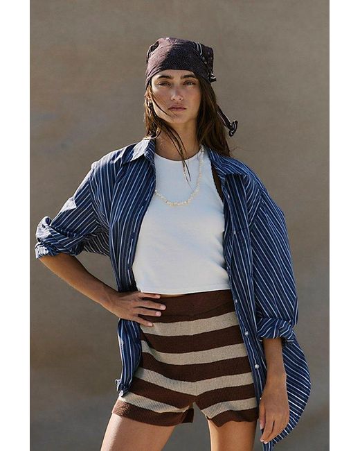 free-est Brown Malibu Surf Sweater Co-Ord By