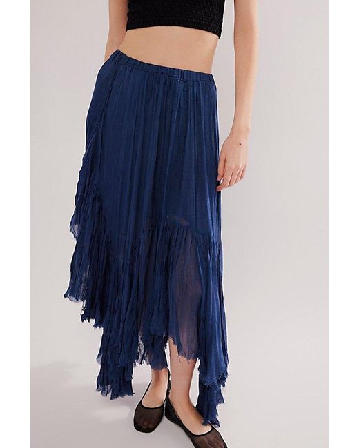 Free People Blue Fp One Clover Skirt