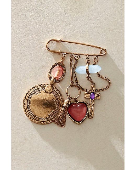 Free People Metallic Carry On Dangle Pin