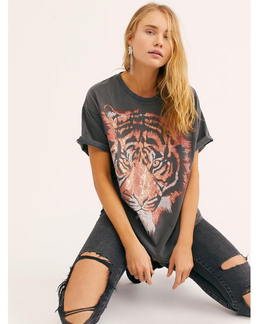 black tiger tee