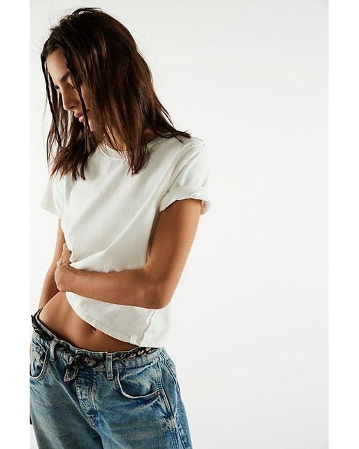 Free People Gray We The Free Everyday Tee