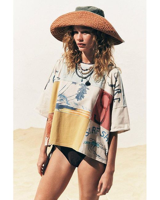 Free People Multicolor Rock The Boat Tee By