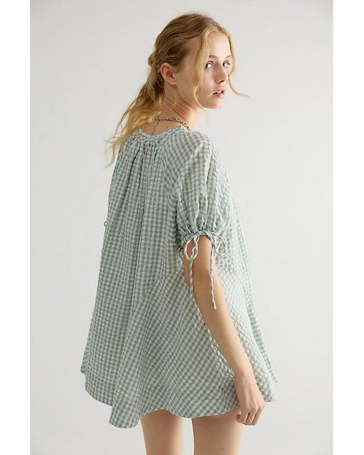 Free People Multicolor Farley Gingham Tunic