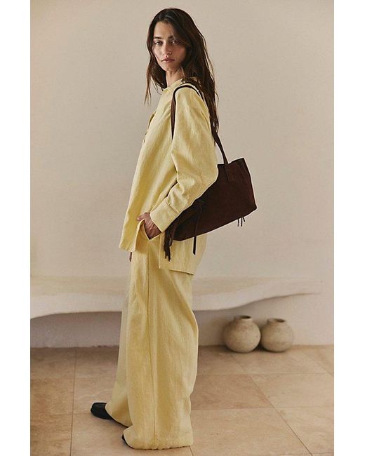 free-est Natural Fallon Pant Set By